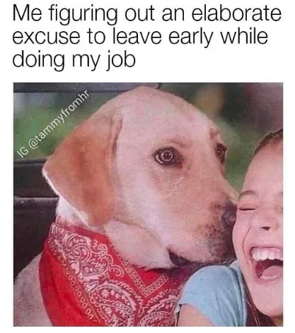 work meme