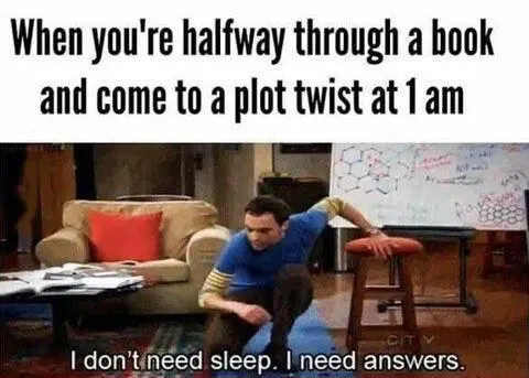 reading book meme with Sheldon