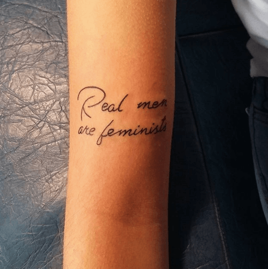 feminist quote tattoo