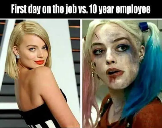 10 year employee work anniversary meme