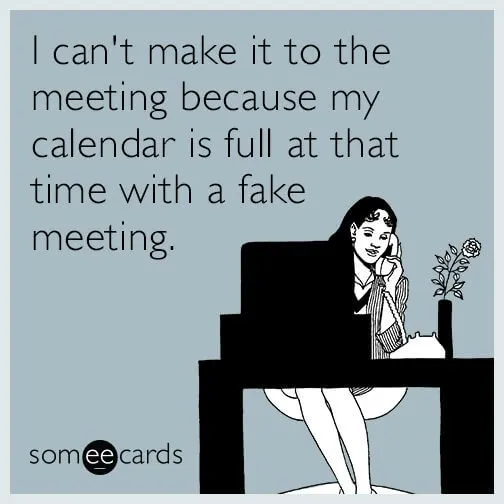 staff meeting humor