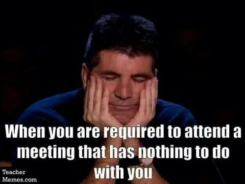 sitting in a meeting meme