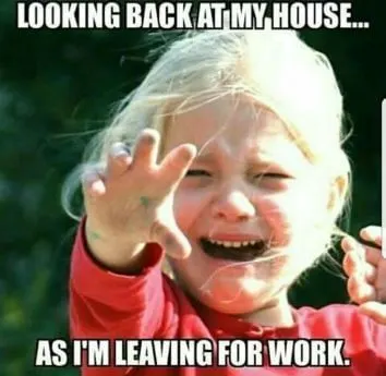 going back to work meme