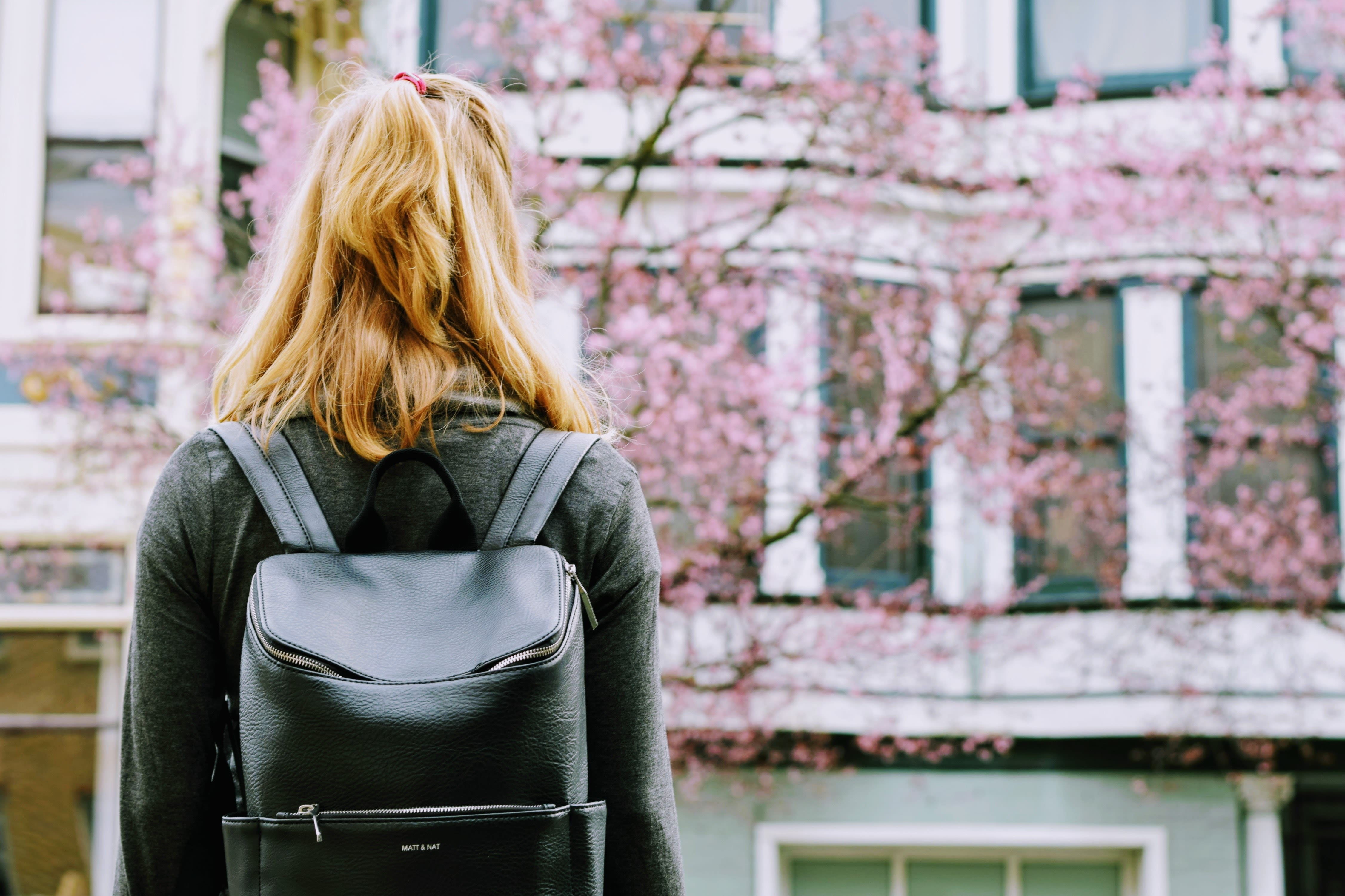 Female business backpack on sale