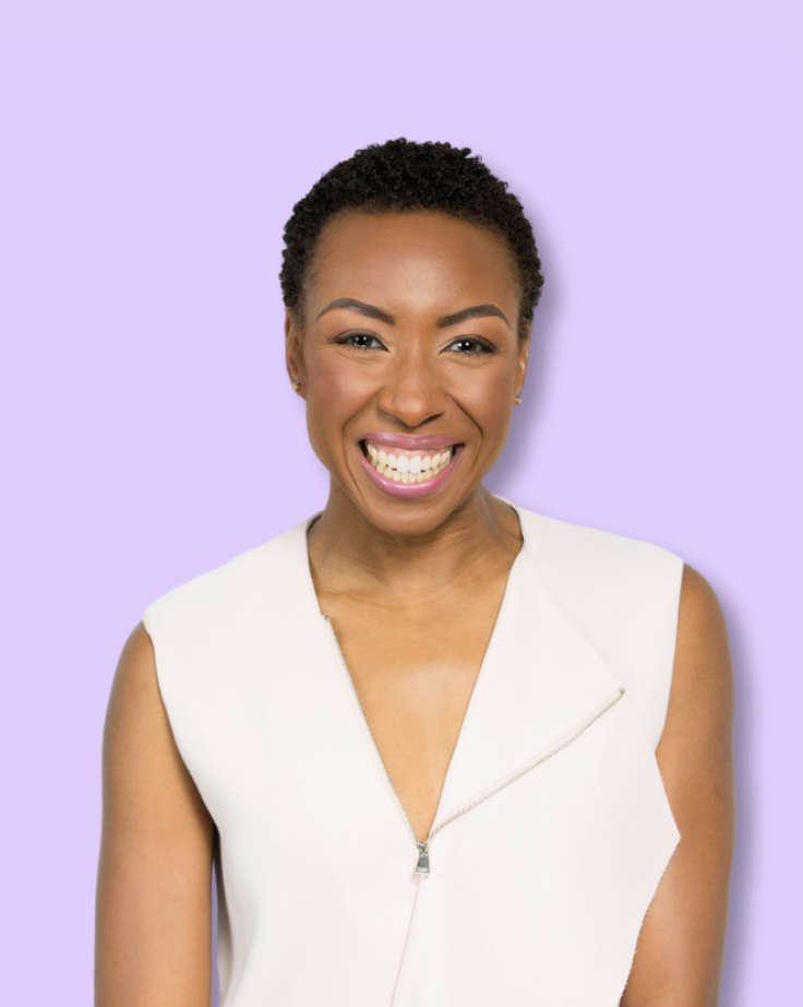 A headshot of Tiffany Dufu, the Founder and CEO, The Cru. Click to hear her podcast.