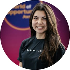 Rachel Abril, Chassis and Vehicle Dynamics Senior Engineer, Lucid Motors