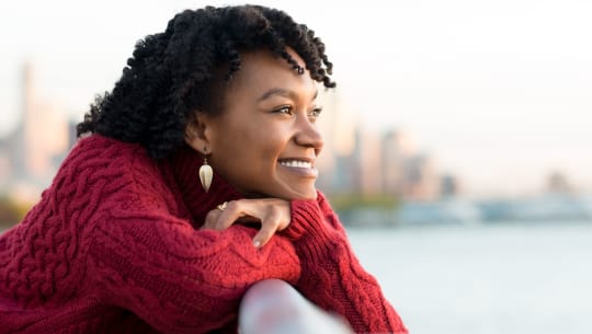 Smiling woman