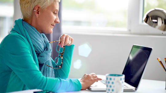 Woman Applying for Job