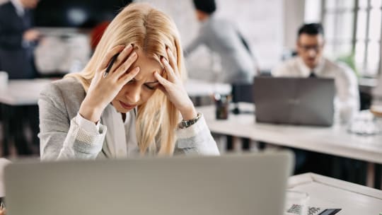 professional woman with social anxiety disorder