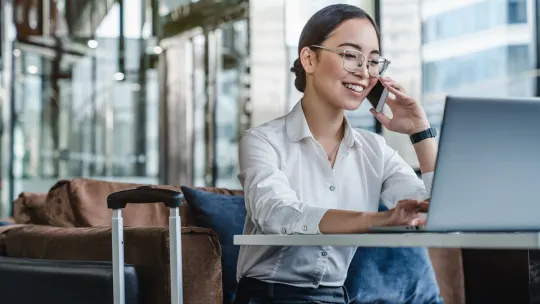 Woman on laptop