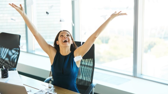 woman quitting