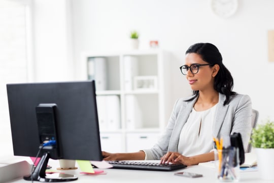 Woman on laptop