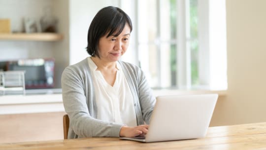 Woman on laptop