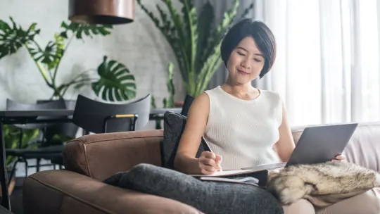Woman on laptop