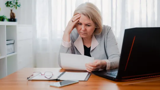 Frustrated woman
