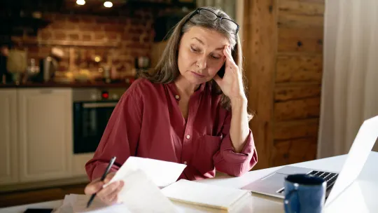 Frustrated woman