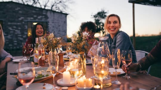 Women celebrating