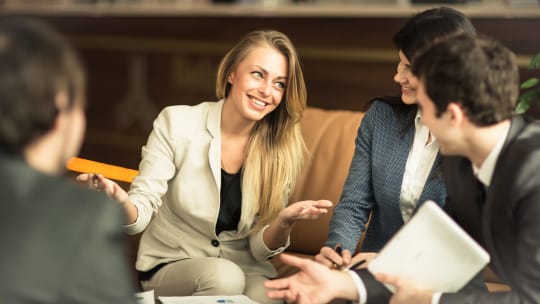 woman on job interview