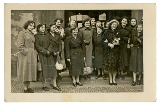 group of women circa 1949