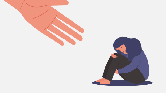 Woman being bullied