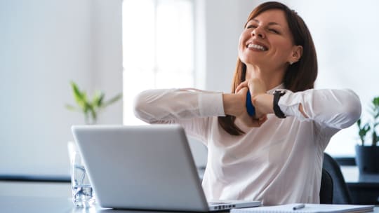 woman feeling inspired