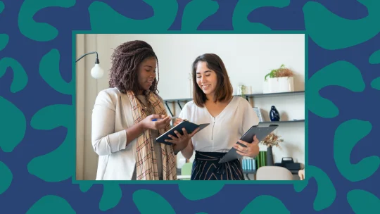 women working together