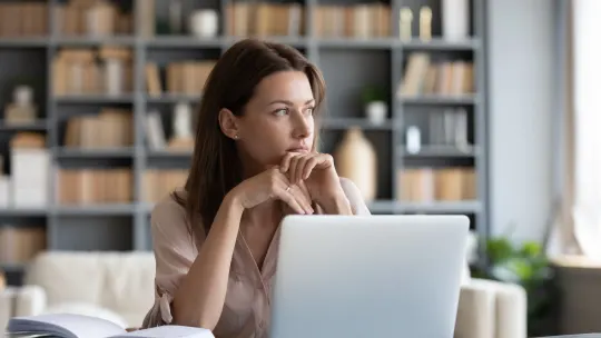 woman thinking