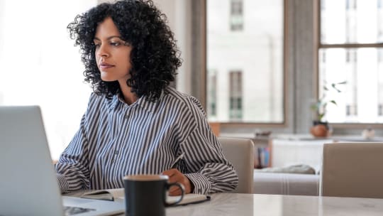 Woman on laptop