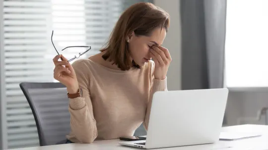 Frustrated woman