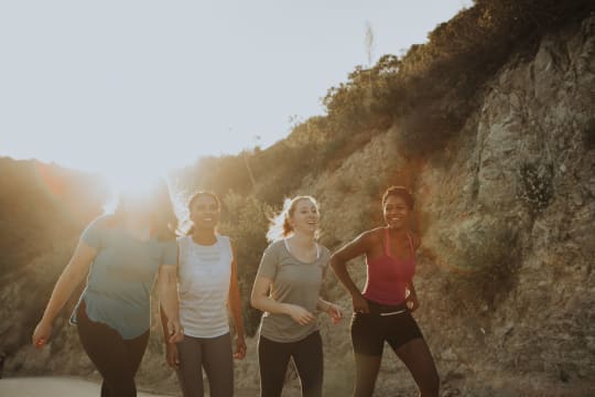 Women Hiking