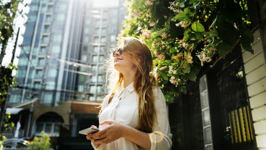Woman outside