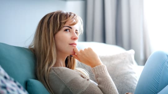 Woman thinking
