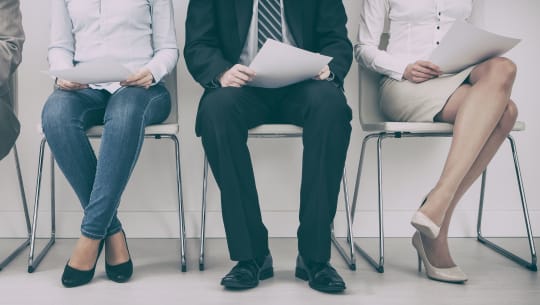 Job interview candidates
