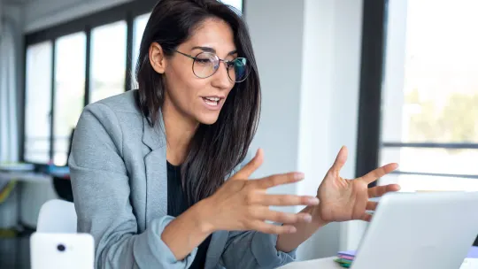 Woman on laptop