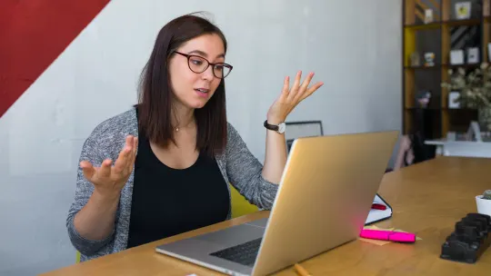 Woman on laptop