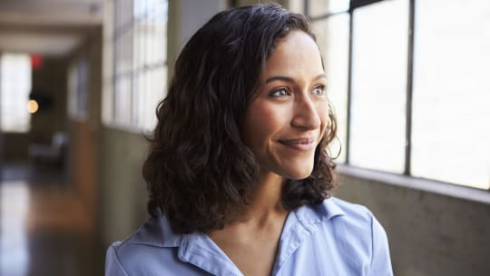 Smiling woman
