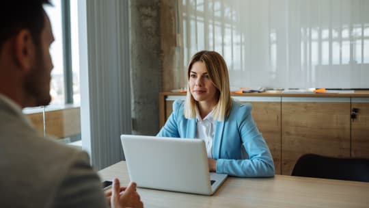 Woman in Job Interview