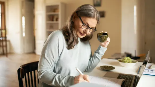 Woman working