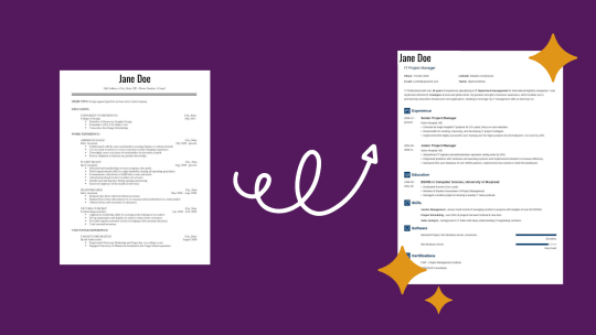 two resumes