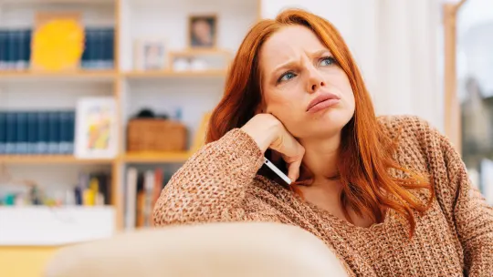 Woman texting