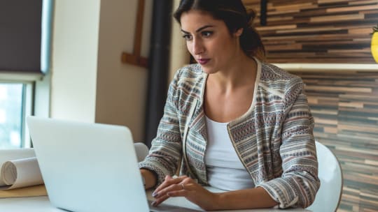 Woman on laptop
