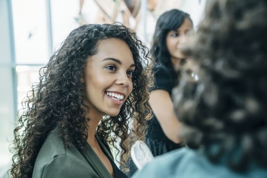 Woman Networking