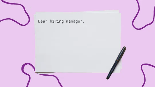 cover letter