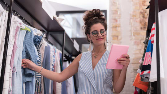 Woman shopping
