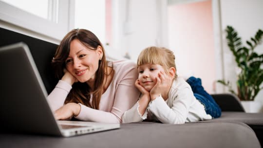 Woman Working on Computer