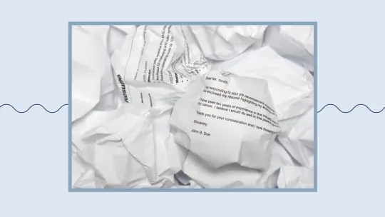 crumbled cover letters
