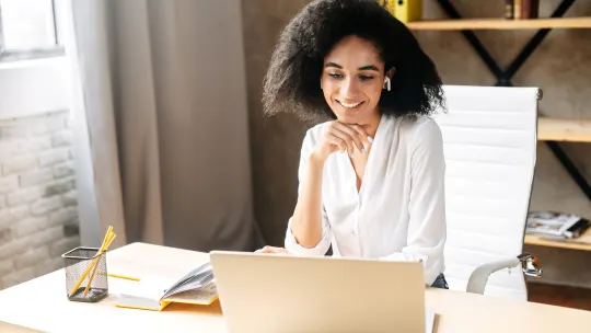 Woman on laptop