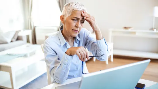 Frustrated woman