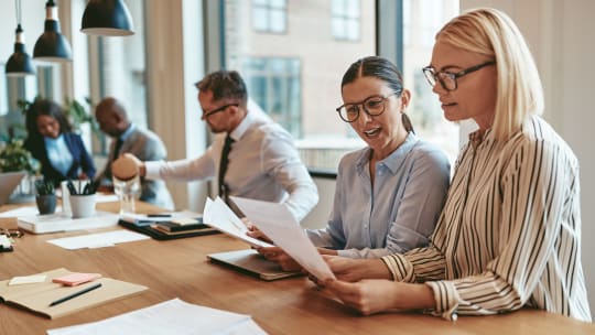 Woman in a meeting