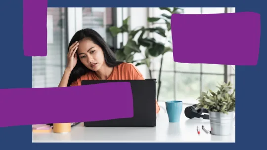 woman upset and frustrated